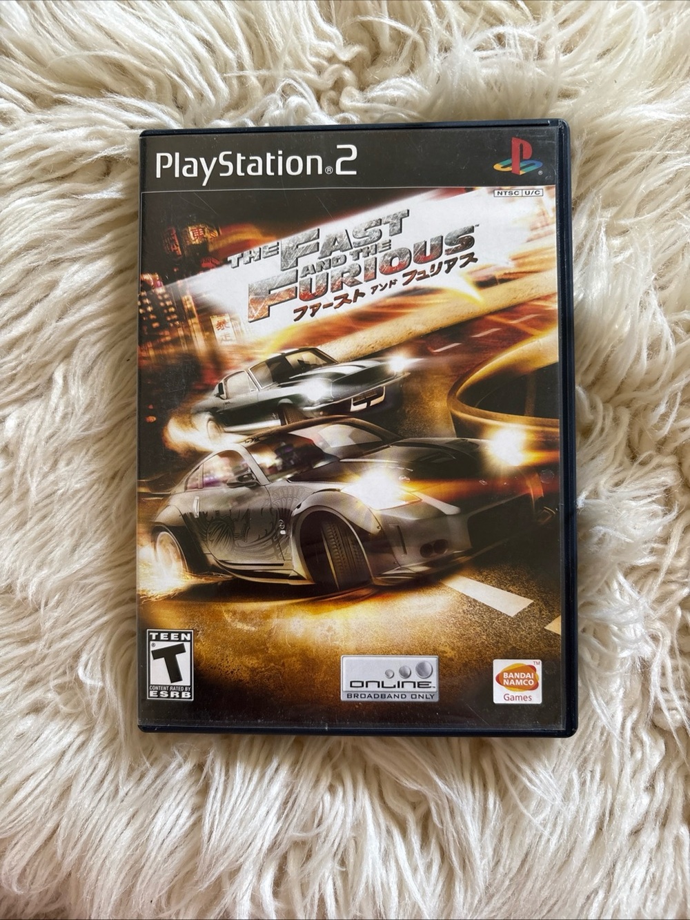 PS2 The Fast and the Furious Sony PlayStation 2 Black Label Complete Video Game